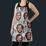Custom Funny Face Photo Collage One Picture Apron<br><div class="desc">Customise this Custom Funny Face Photo Collage One Picture Apron gift idea to celebrate one of your favourite people. This personalised gift makes a birthday gift or Christmas gift. Family and friends will love this Custom Funny Face Photo Collage One Picture Apron gift idea. It's easy to personalise to be...</div>