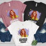 Custom Funny Face Picture Birthday Party Matching<br><div class="desc">Make your birthday celebration unforgettable with our Custom Funny Face Picture Birthday Party Matching Tri-Blend Shirt. Perfect for adding a touch of humour and personalisation to your party, this shirt features a custom face design that’s sure to make everyone smile. Whether it's your face or a friend’s, the high-quality print...</div>