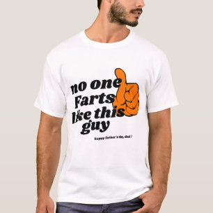 Custom Funny Fart Dad Design Shirt, Father's Day T-Shirt