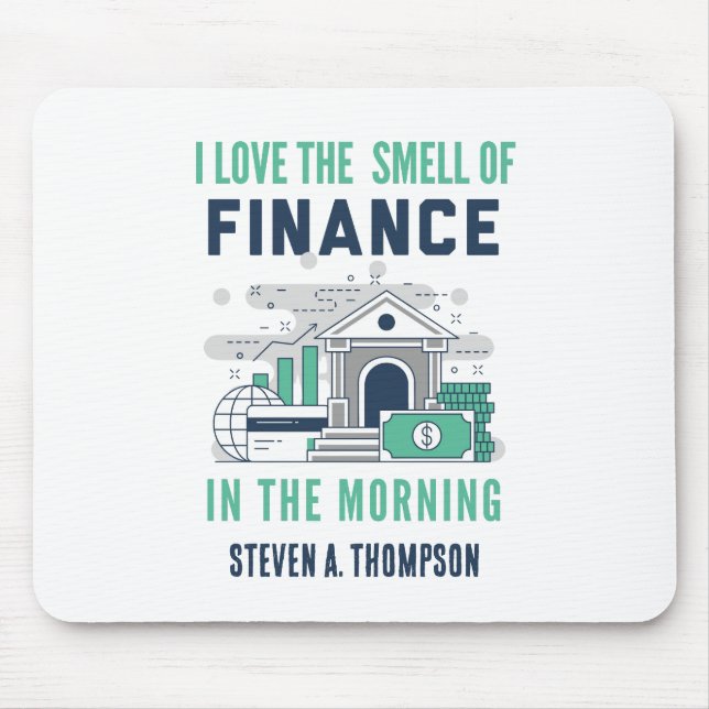 Custom Funny Finance Magnet Mouse Mat (Front)
