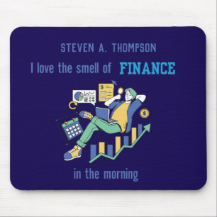 Custom Funny Finance Mouse Mat