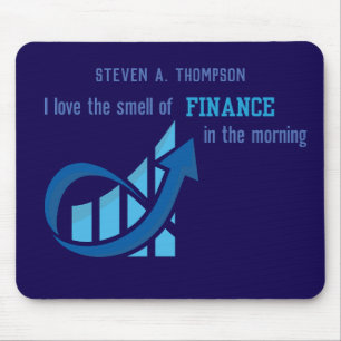Custom Funny Finance Mouse Mat