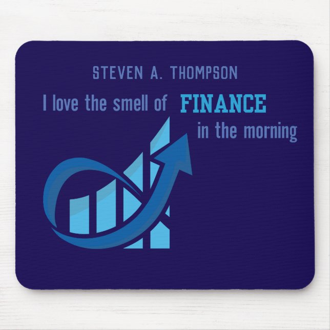 Custom Funny Finance  Mouse Mat (Front)