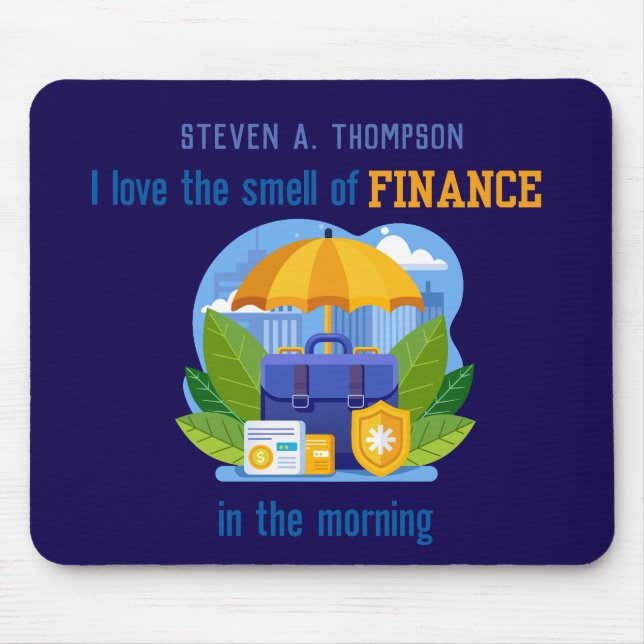 Custom Funny Finance  Mouse Mat (Front)