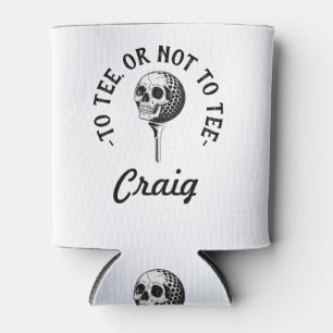 Custom Funny Golfer Quote Simple Can Cooler