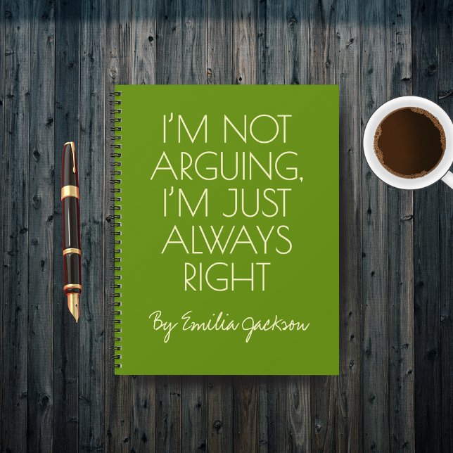 Custom Funny Lawyer Journal for Graduation Gift (Personalized Legal Notebook — Funny Gift for Attorneys, Paralegals & Law Students)