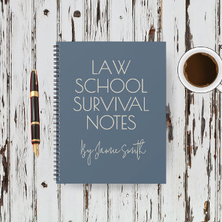 Custom Funny Legal Notebook for Future Lawyer Gift