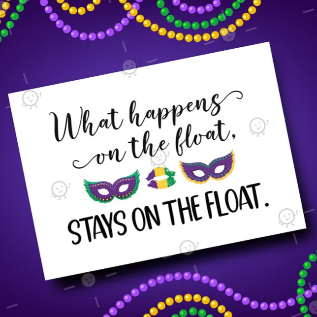 CUSTOM Funny Mardi Gras Dirty Sexy Adult Naughty C Card (Creator Uploaded)