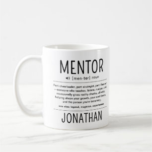 Custom Funny Mentor Coach Adviser Appreciation Coffee Mug