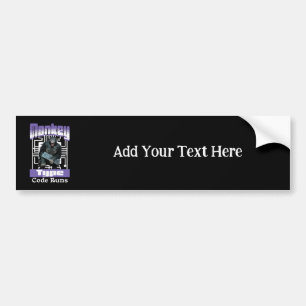 Custom Funny Monkey Full-Stack Developer  Bumper Sticker