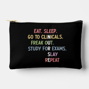 Custom Funny Nursing School student Future Nurse Accessory Pouch