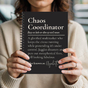Custom Funny Office Notebook Gift for Team Leader