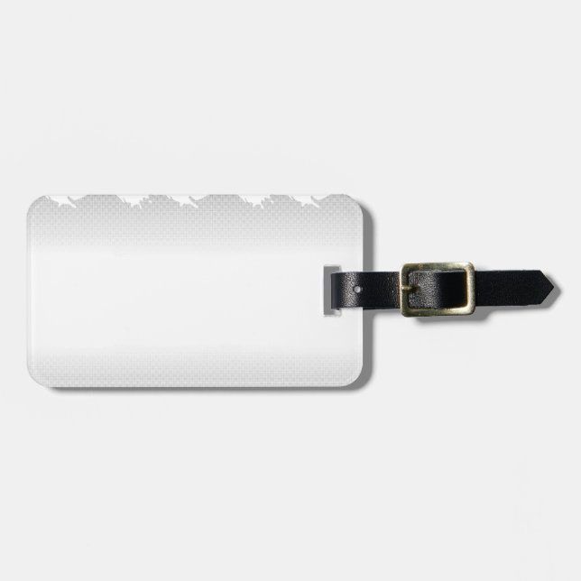Custom Funny Personalised Gift Bags Luggage Tag (Front Horizontal)