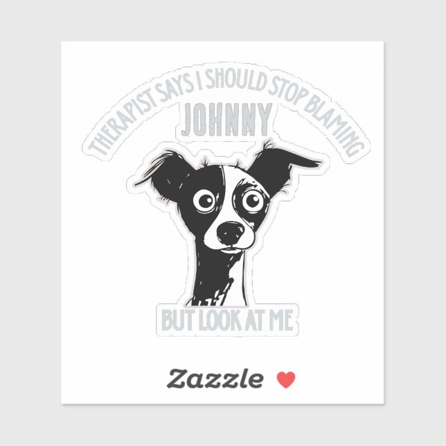 Custom Funny Photo & Name - Stop Blaming (Sheet)