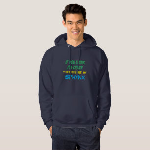 Custom Funny Saying Sphynx Cat Men's Fashion Hoodie
