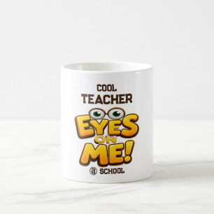 Custom Funny Teacher Gifts Personalised by School Coffee Mug