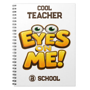 Custom Funny Teacher Gifts Personalised by School Notebook