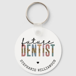 Custom Future Dentist Dental Student Gifts Key Ring