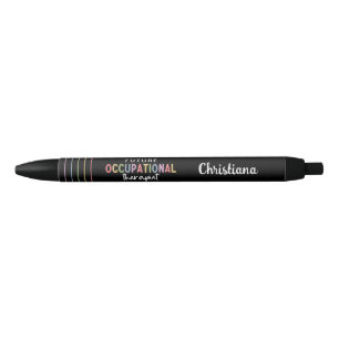 Custom Future OT Occupational Therapist OT Student Black Ink Pen