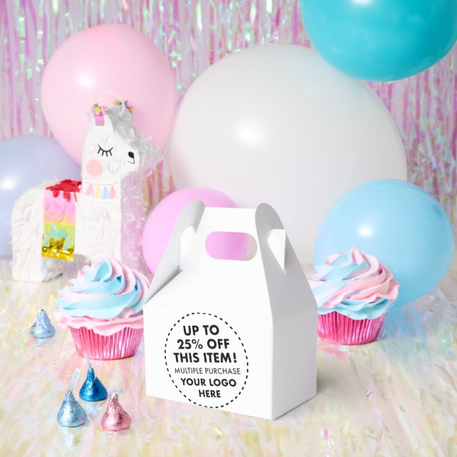 Custom Gable Favour Boxes 25% OFF Bulk Buy Discoun (Party)