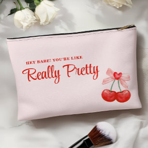 Custom Galentine's Party Favour Gift, Pink Accessory Pouch