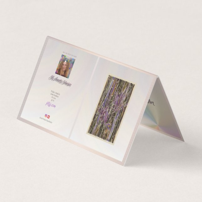 Custom Gallery Business QR code Card brochure (Front)