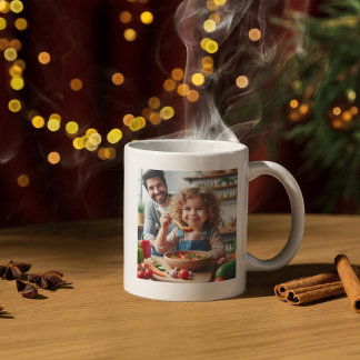 Custom Gallery of Two Image and Text Coffee Mug
