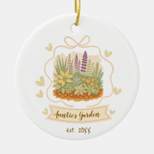 Custom Garden Gift For Her. Ceramic Tree Decoration