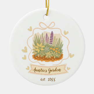Custom Garden Gift For Her. Ceramic Tree Decoration