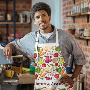 Custom Gardening Vegetable  Apron