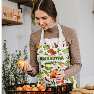 Custom Gardening Vegetable Apron