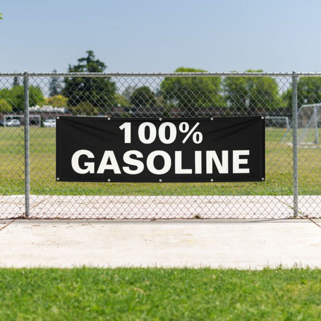 Custom Gas Station Business Outdoor  Banner (Insitu)