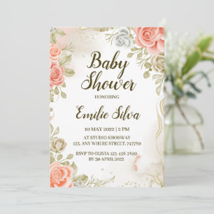 Custom Gender Neutral Baby Shower Invitation Cards