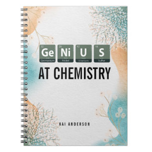 Custom Genius Periodic Table Chemistry Student Notebook