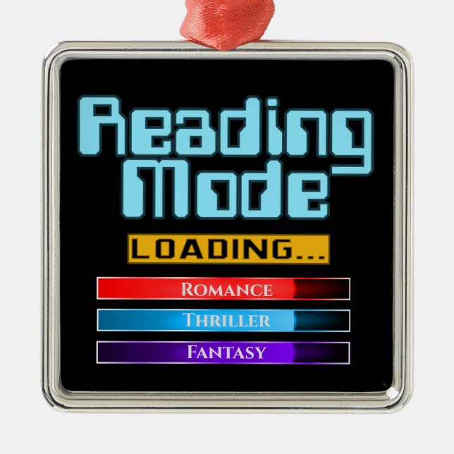 Custom Genre Reading Mode Metal Tree Decoration (Front)