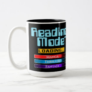 Custom Genre Reading Mode Two-Tone Coffee Mug