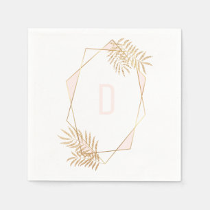 Custom Geometric Napkin