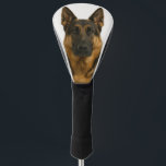 Custom German Shepherd Dog Photo Golf Head Cover<br><div class="desc">Show off your love for your loyal companion with this personalised golf head cover featuring a custom photo of your German Shepherd. Made for dog lovers who enjoy time on the green, this durable and eye-catching cover protects your club in style while adding a personal, heartwarming touch. A perfect gift...</div>