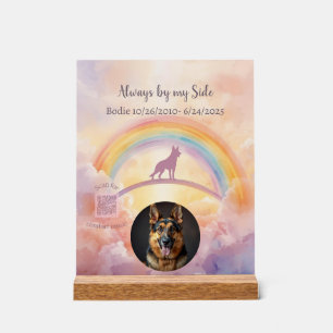 Custom German Shepherd Memorial Acrylic Sign