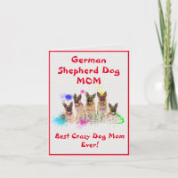Custom German Shepherd Mum Dog Best Crazy Digital