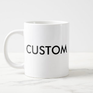 Custom Giant Mug Blank Template, Jumbo XL 20oz 