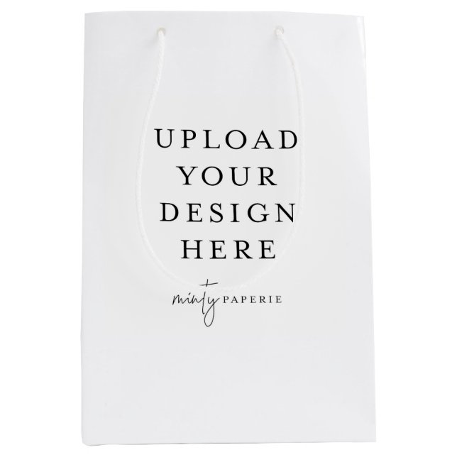 Custom Gift Bag, 7" x 10" Medium Gift Bag (Front)