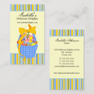 Custom Gift Basket Business Card