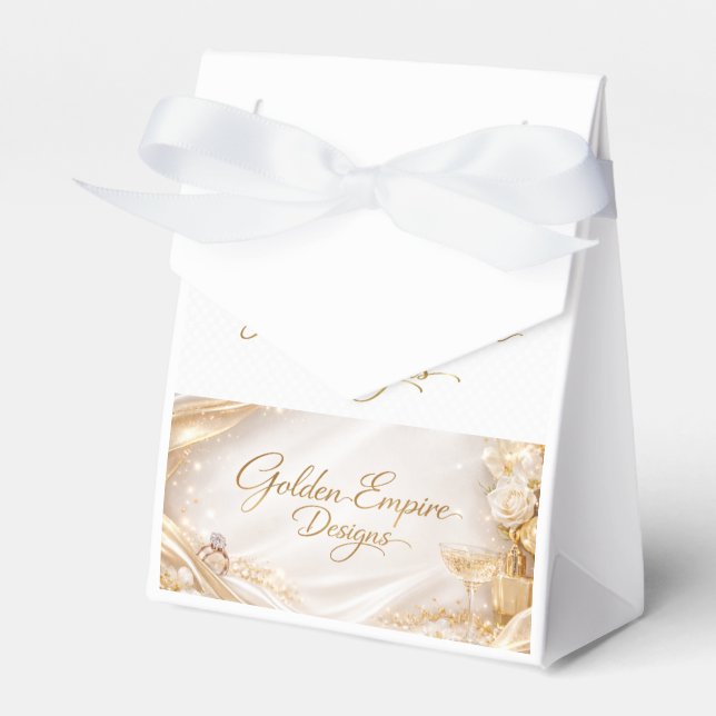 Custom gift box, generates elegance favour box (Front Side)