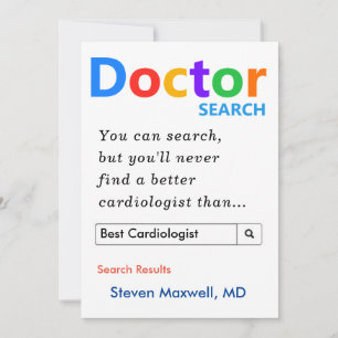 Custom Gift for Cardiologist Holiday Card
