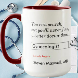 Custom Gift for Gynaecologist Mug