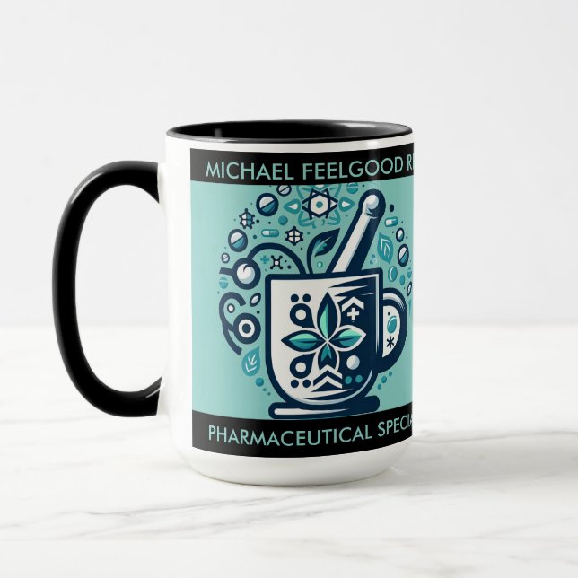 Custom Gift for Pharmacist Mug (Left)