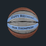 Custom gift!  Happy Birthday  basketball<br><div class="desc">Unique basketball with personalisation!</div>