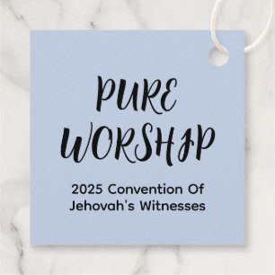 Custom Gift Tag Pure Worship 2025 Convention JW