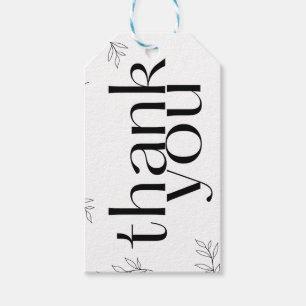 Custom Gift Tag, Thank You Message Gift Tags